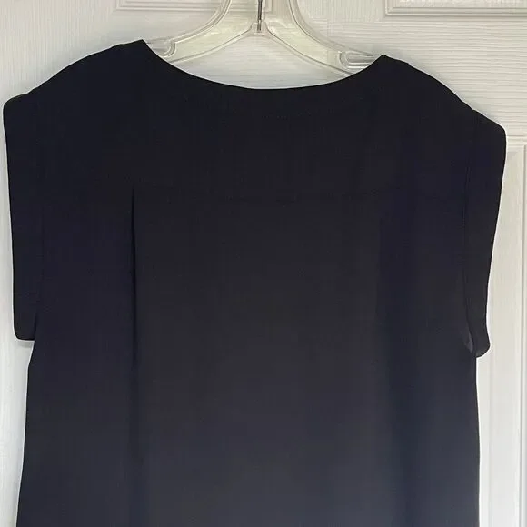J. Crew Black Scoop Neck Sleeveless Top Women's Size 4 - Picture 14 of 16